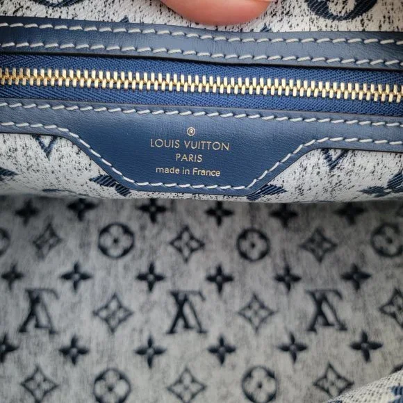 ❌❌ SOLD ❌❌ Monogram Jacquard Denim 25 Speedy Bandouliere Navy Blue - **RARE** - Picture 13 of 16